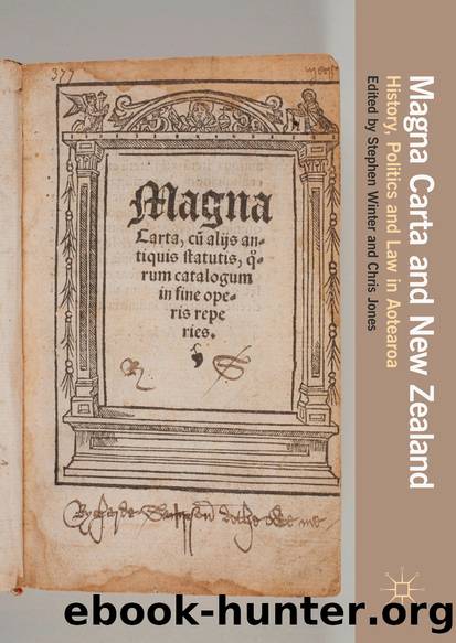 Magna Carta and New Zealand by Stephen Winter & Chris Jones