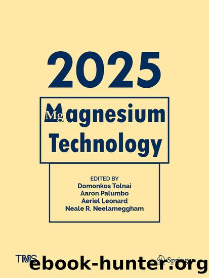 Magnesium Technology 2025 by Unknown