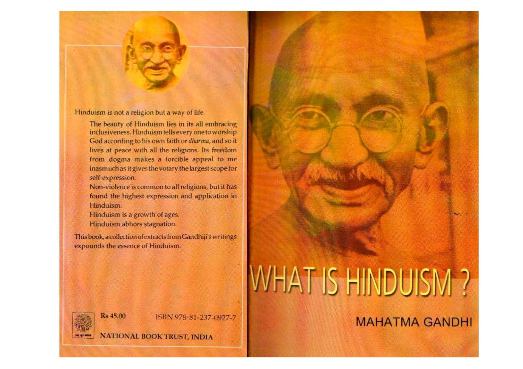 Mahatma Gandhi-What is Hinduism -National Book Trust (1994) by Unknown