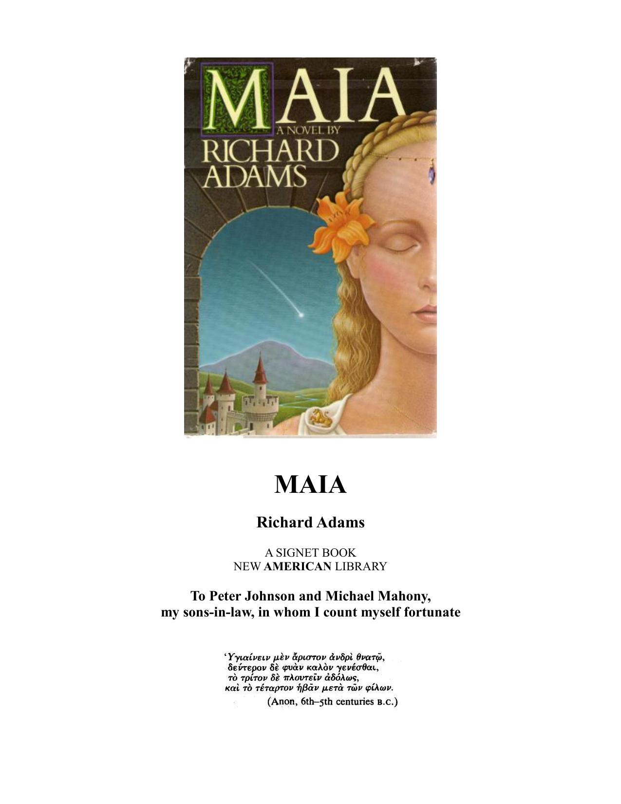 Maia by Richard Adams