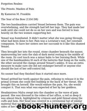 Maiden of Pain by Franklin Kameron M