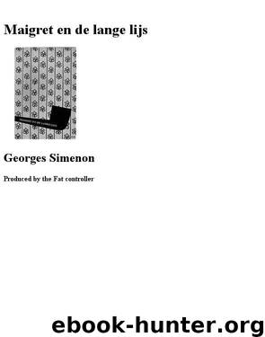 Maigret en de lange lijs by Georges Simenon