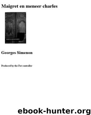 Maigret en meneer charles by Georges Simenon