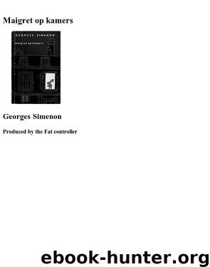 Maigret op kamers by Georges Simenon