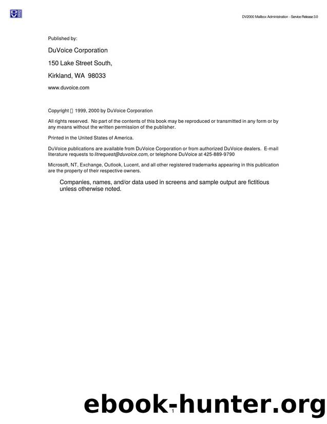 Mailbox Administration .PDF by Jamie