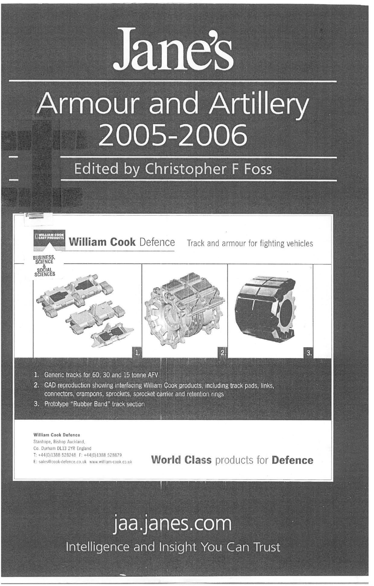 Main Battle Tanks, Light Tanks. Jane's Armour And Artillery 2005-2006 by ред. C.F.Foss