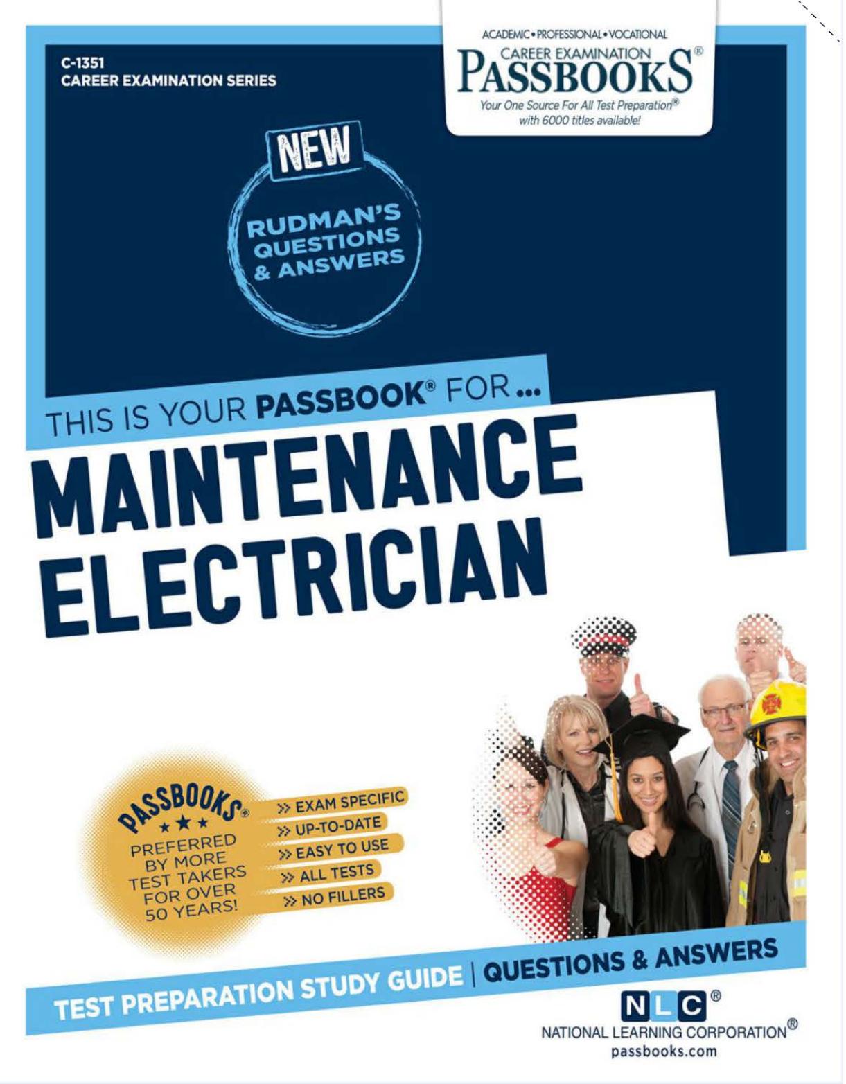 Maintenance Electrician: Passbooks Study Guide by National Learning Corporation