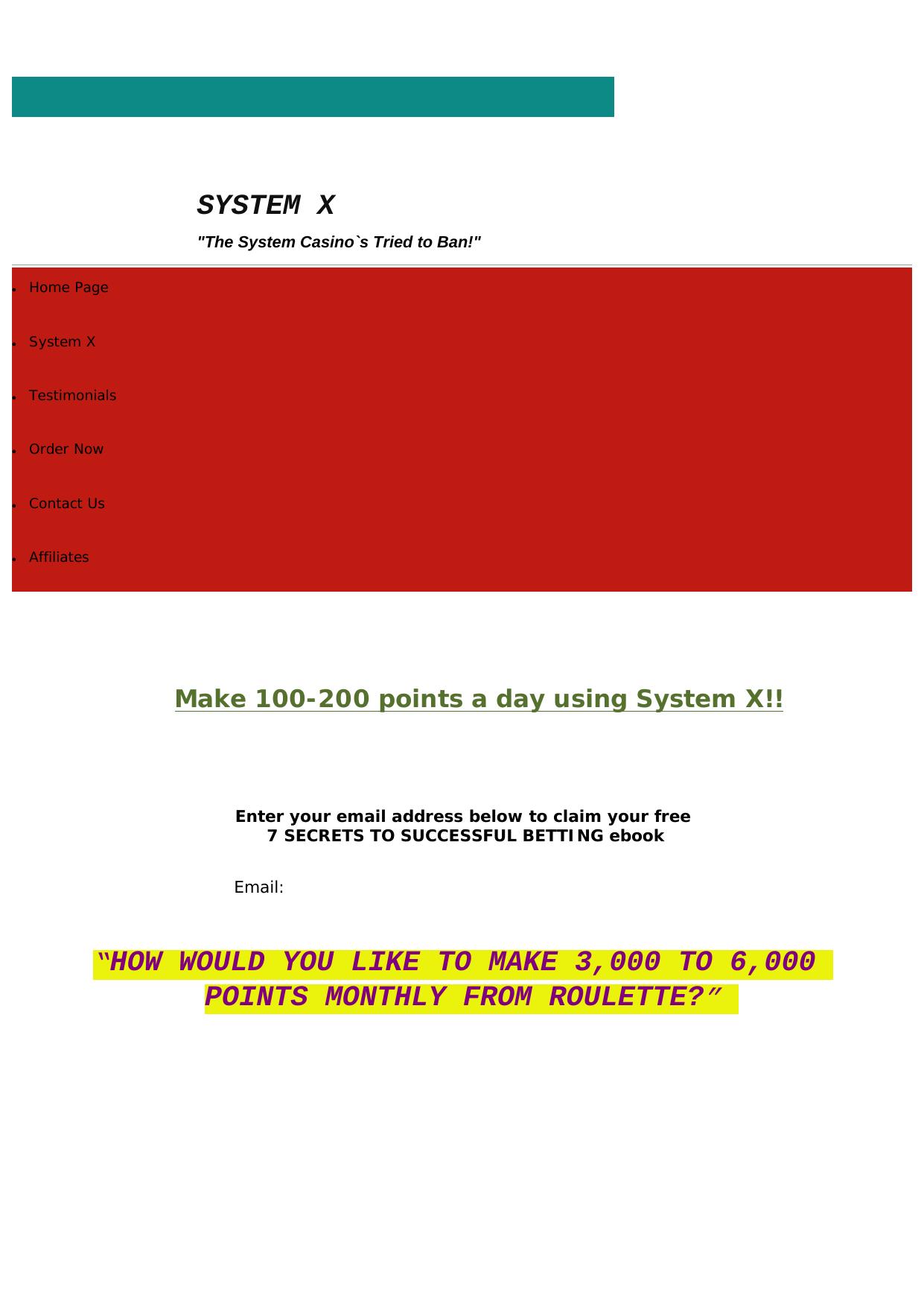 Make Big Money With Roulette System X.. by Best of Kuszter's Collection