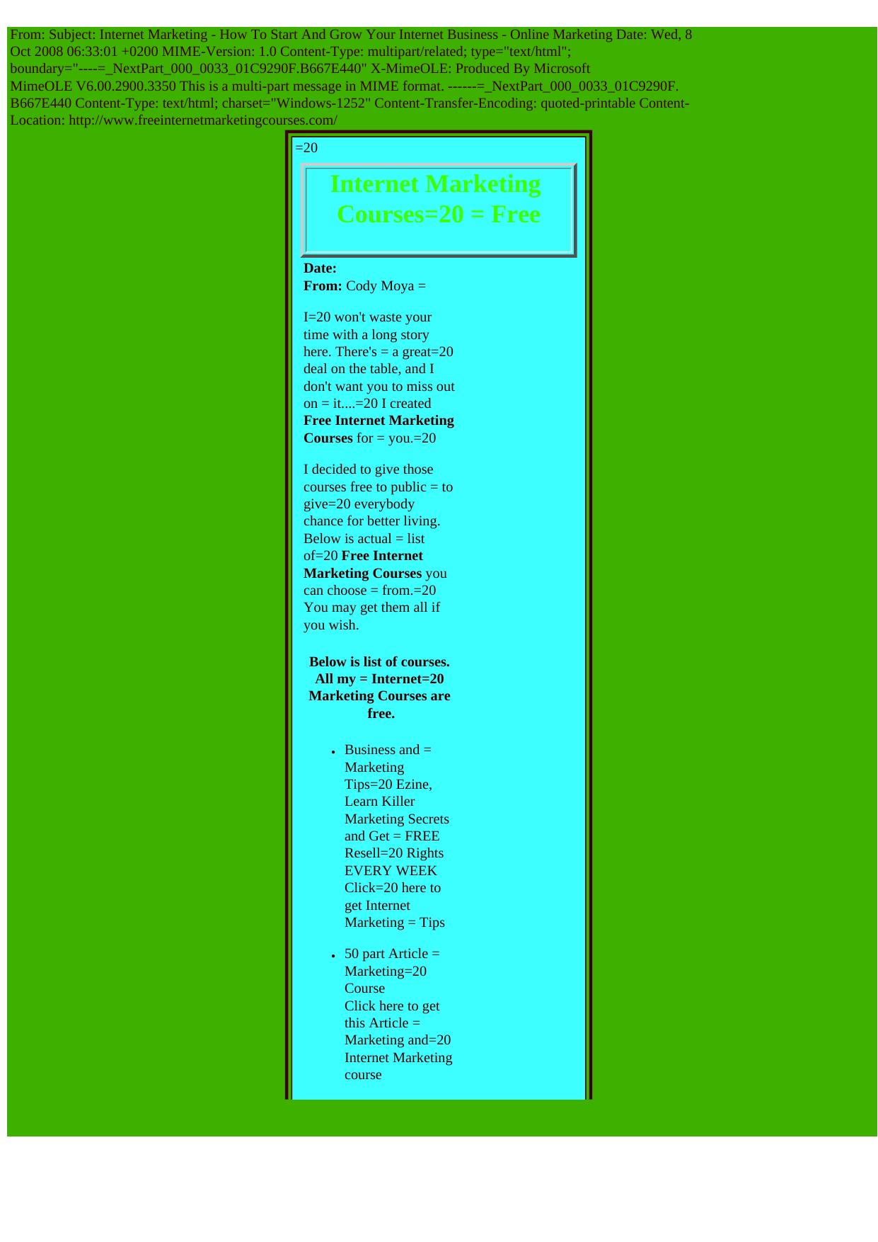 Make Money - High Converting Oto After Free Internet Marketing Courses. by Best of Kuszter's Collection