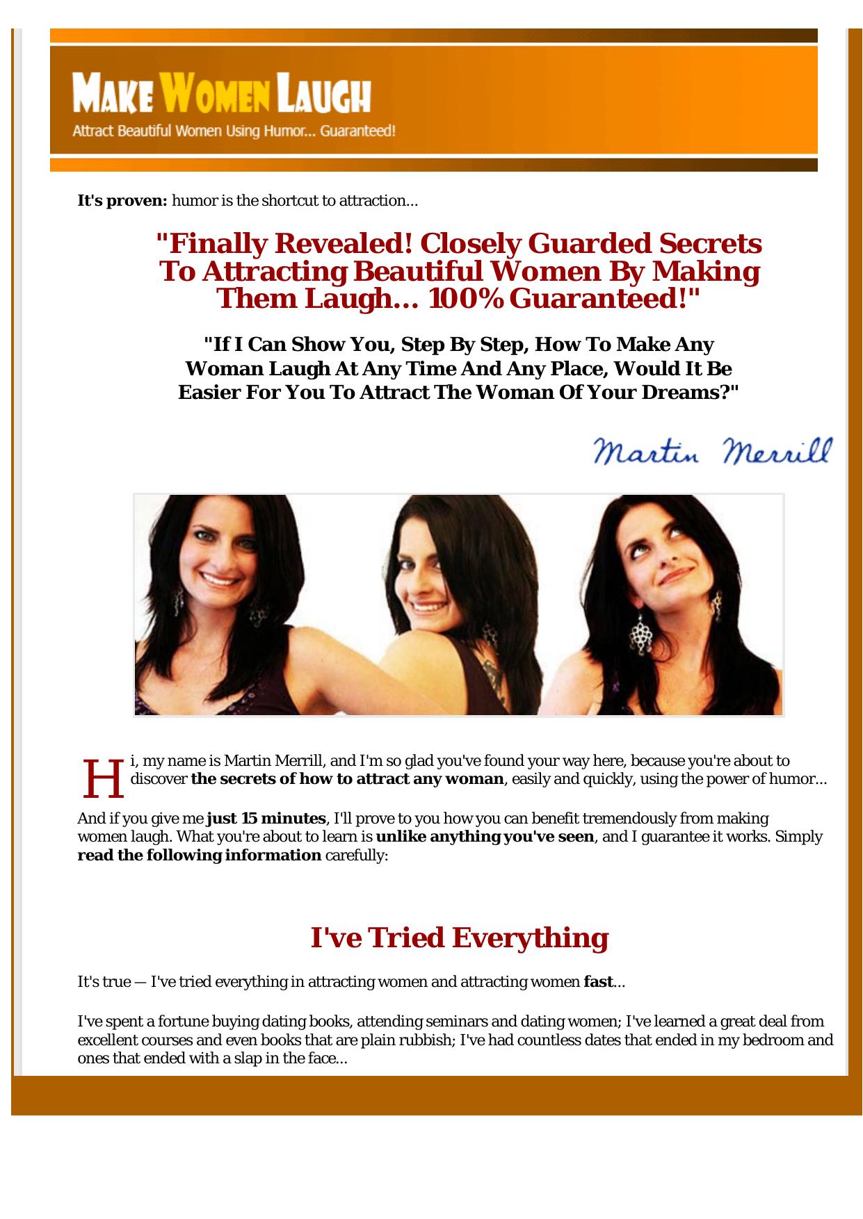 Make Women Laugh And Fall In Love. by Best of Kuszter's Collection