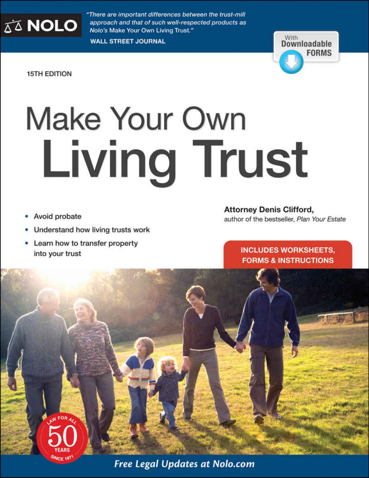 Make Your Own Living Trust by Denis Clifford