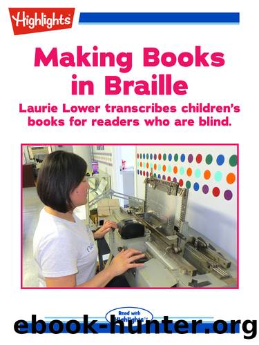 Making Books in Braille by Sara Matson