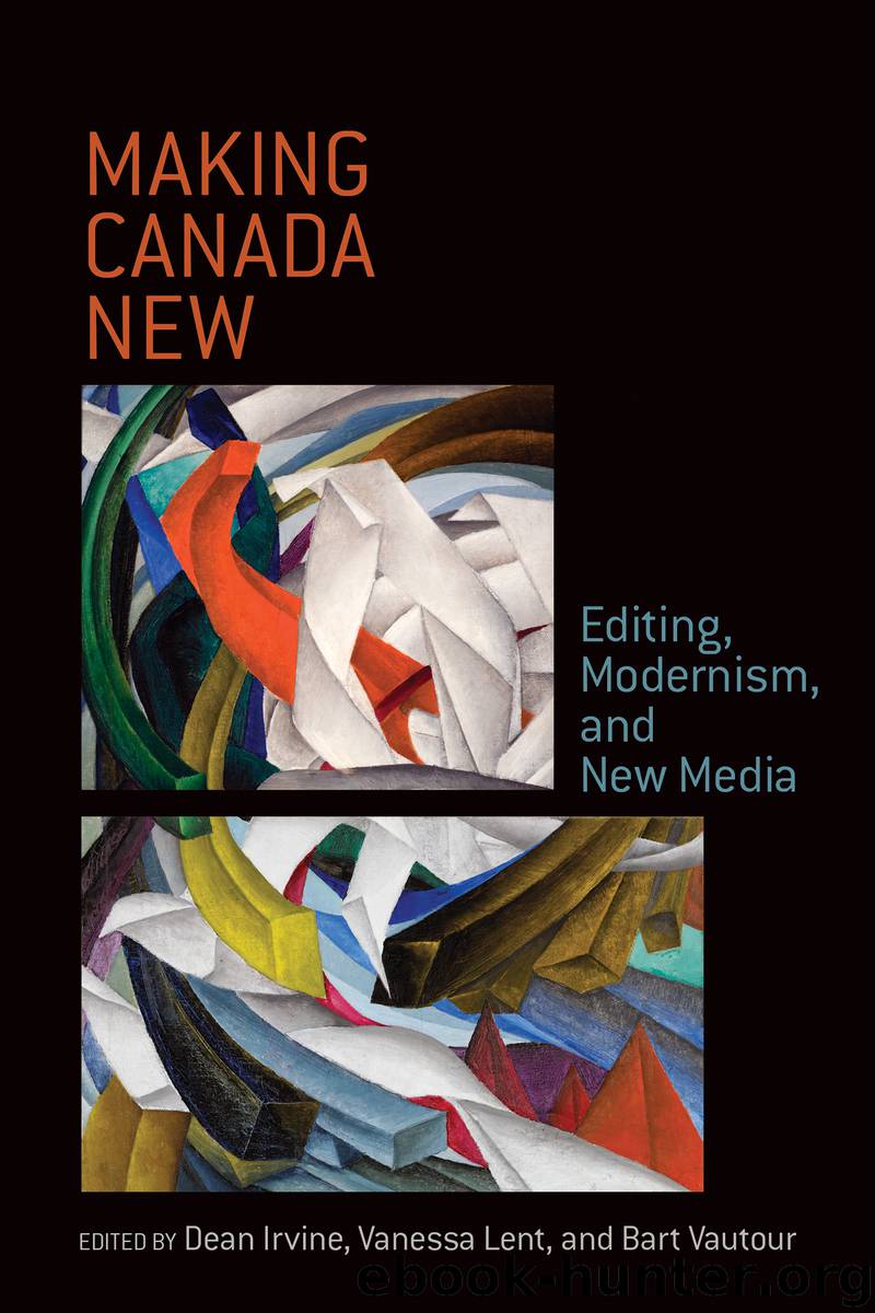 Making Canada New by Dean Irvine
