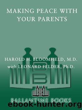 Making Peace with Your Parents by Harold Bloomfield M.D
