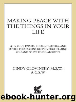 Making Peace with the Things in Your Life by Cindy Glovinsky