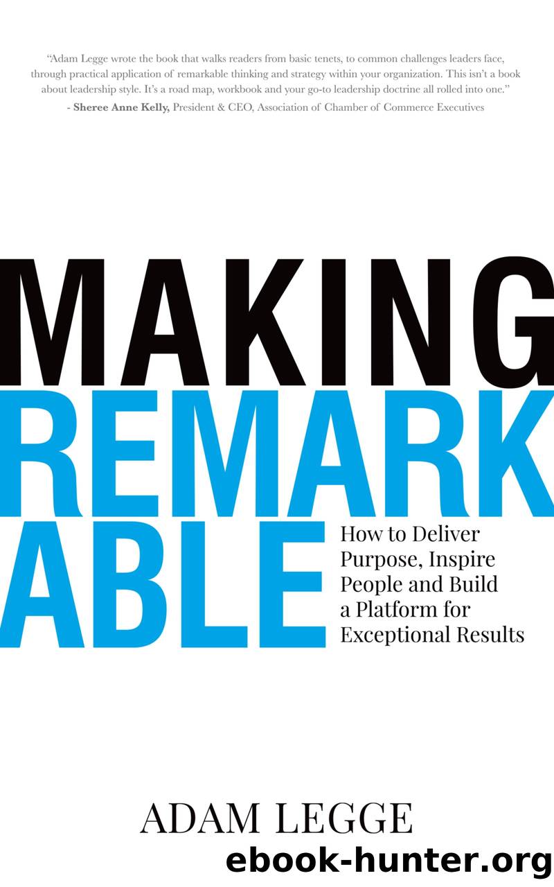 Making Remarkable by Adam Legge