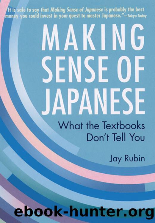 Making Sense of Japanese by Jay Rubin
