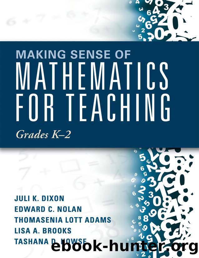 Making Sense of Mathematics for Teaching Grades K-2 by unknow