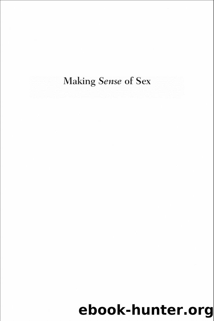 Making Sense of Sex by David P. Barash