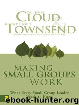 Making Small Groups Work by Henry Cloud & John Townsend