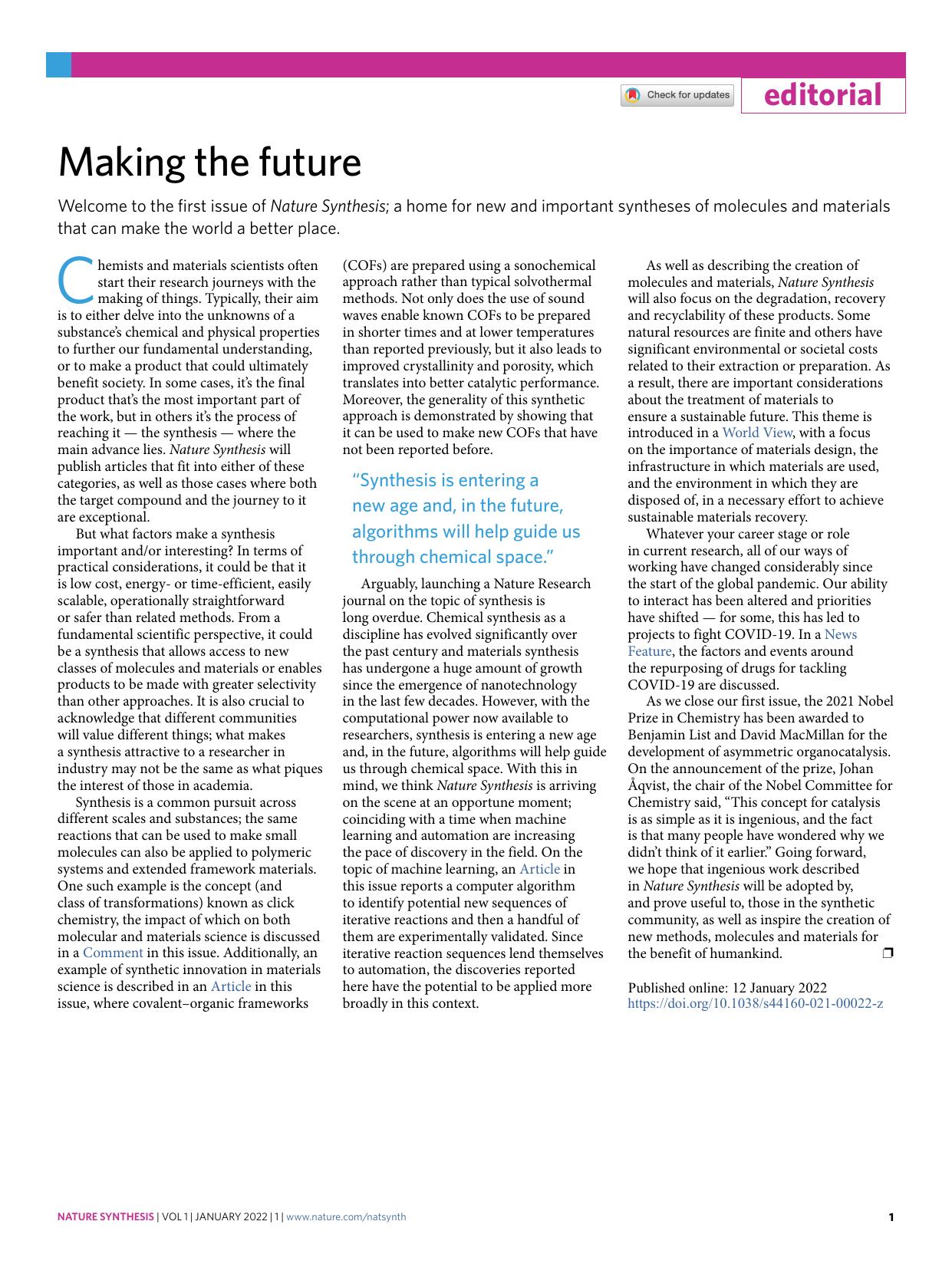 Making the future by Unknown