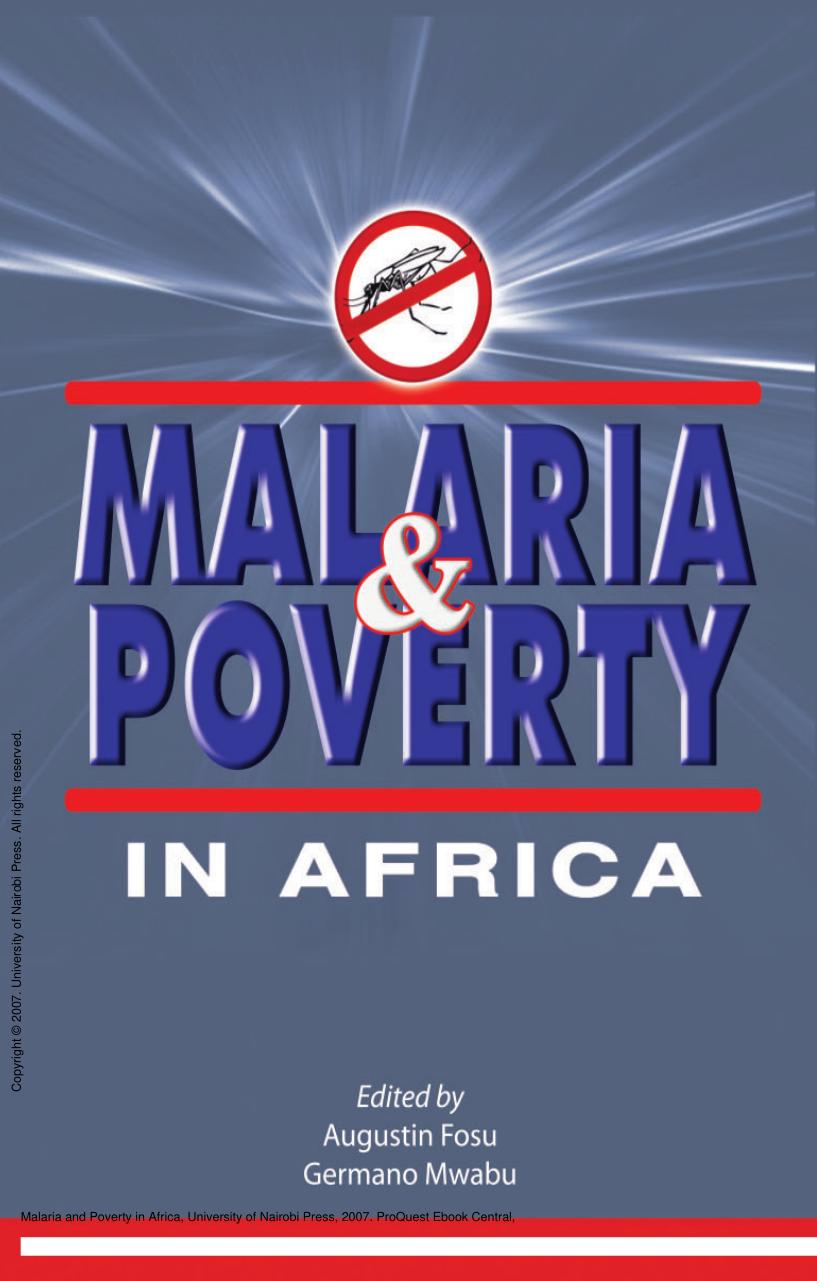 Malaria and Poverty in Africa by Augustin Kwasi Fosu; Germano Mwabu