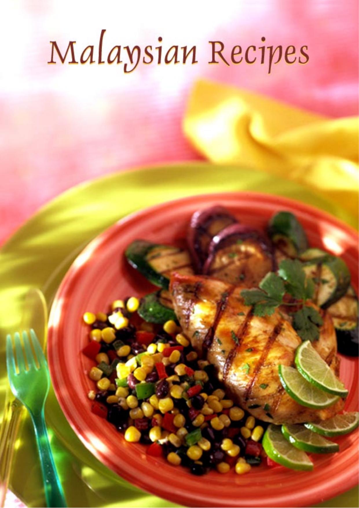 Malaysian Recipes by Cookbooks