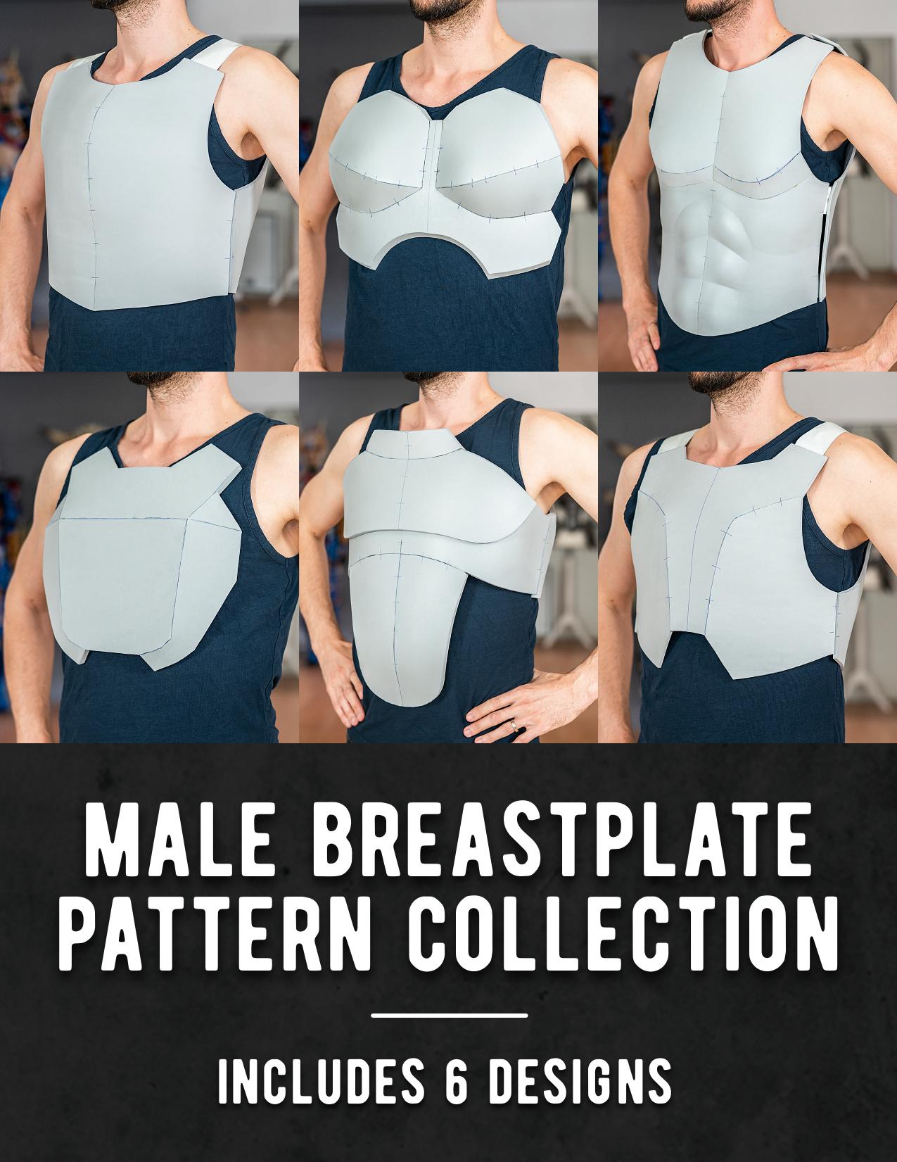 Male Breastplate Pattern Collection - by Kamui by Letter