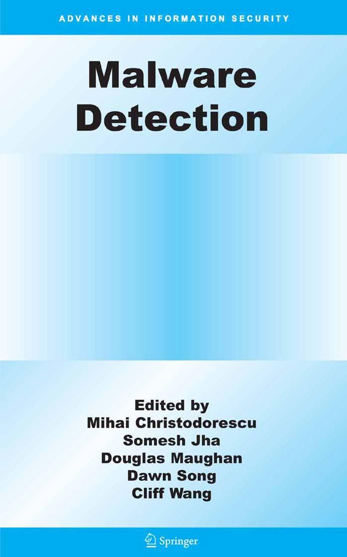 Malware Detection (Advances in Information Security) by unknow