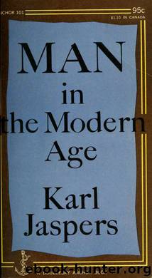 Man in the modern age by Jaspers Karl 1883-1969