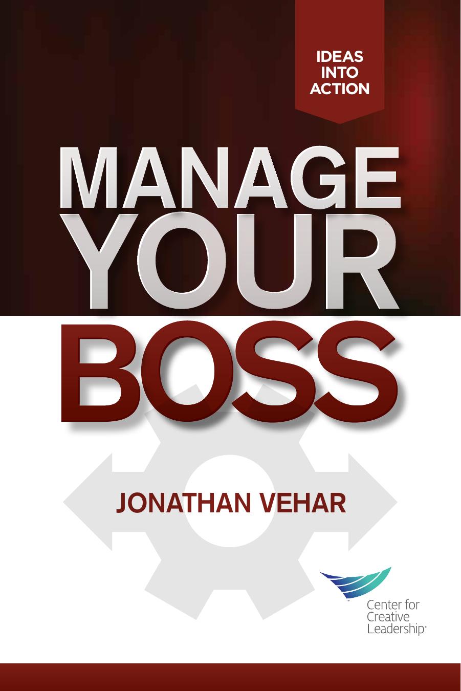Manage Your Boss by Unknow
