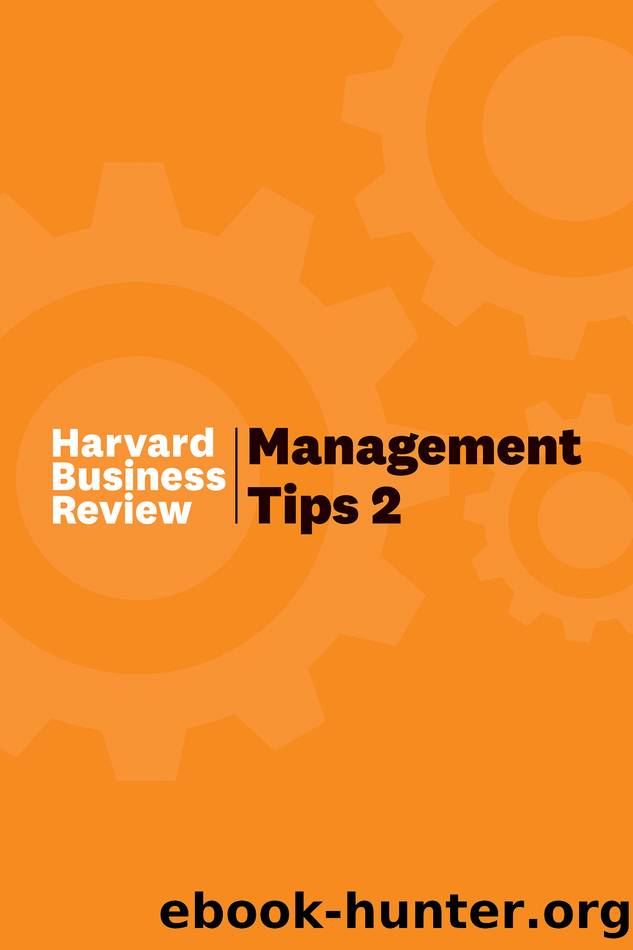 Management Tips 2 by Harvard Business Review