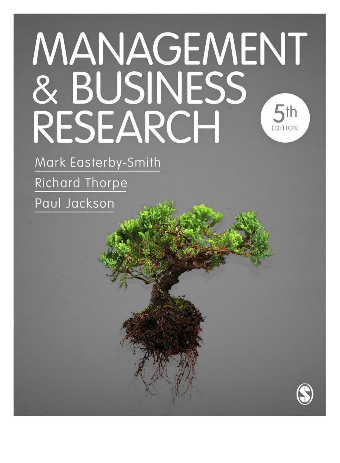 Management and Business Research by Unknow