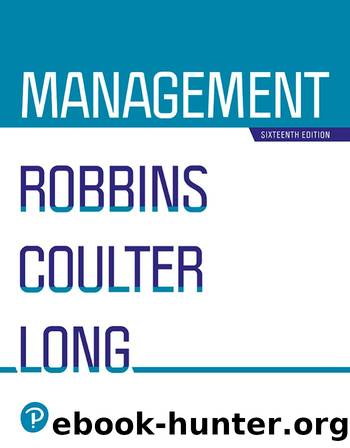 Management by Stephen P. Robbins Mary A. Coulter Michael E.C. Schmidt