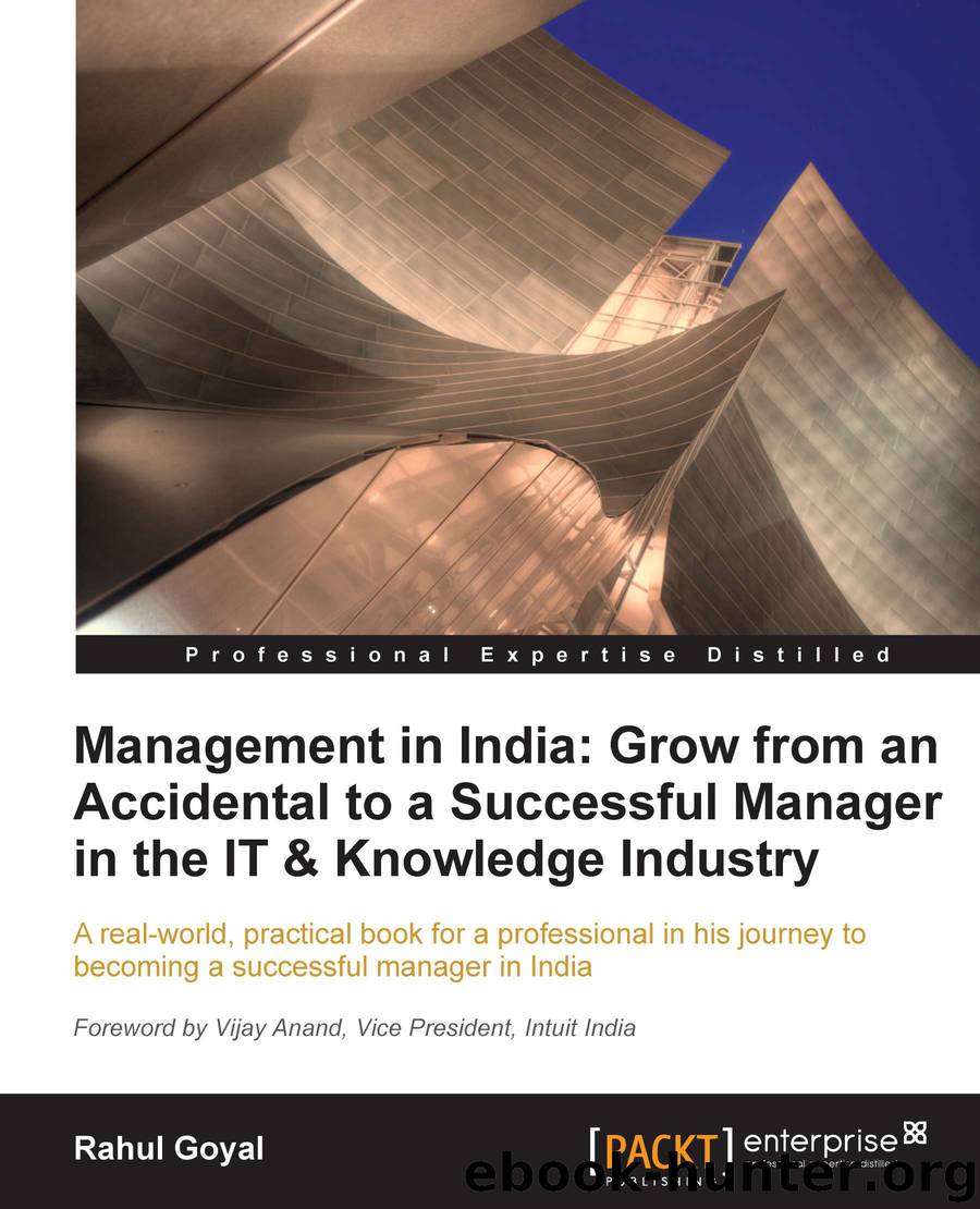 Management in India: Grow from an Accidental to a Successful Manager in the IT & Knowledge Industry by unknow