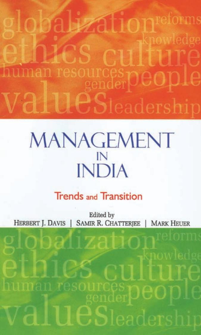 Management in India: Trends and Transition (Response Books) by Herbert J Davis