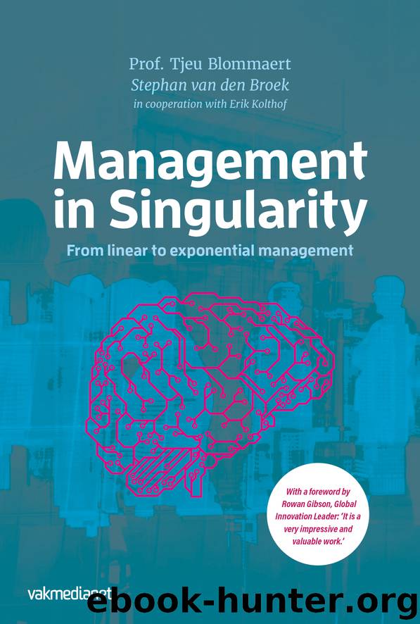 Management in Singularity: From linear to exponential management by Van den Broek Stephan & Blommaert Tjeu