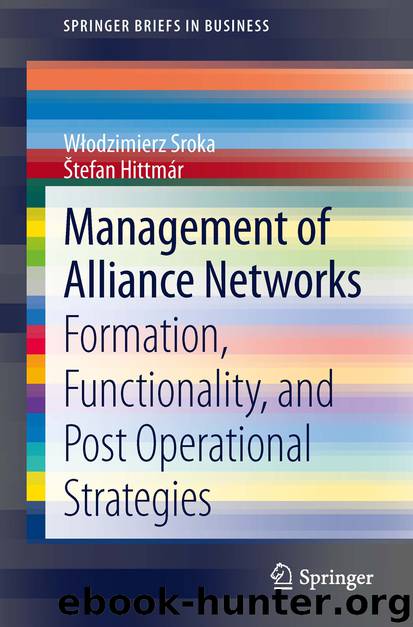 Management of Alliance Networks by Włodzimierz Sroka & Štefan Hittmár