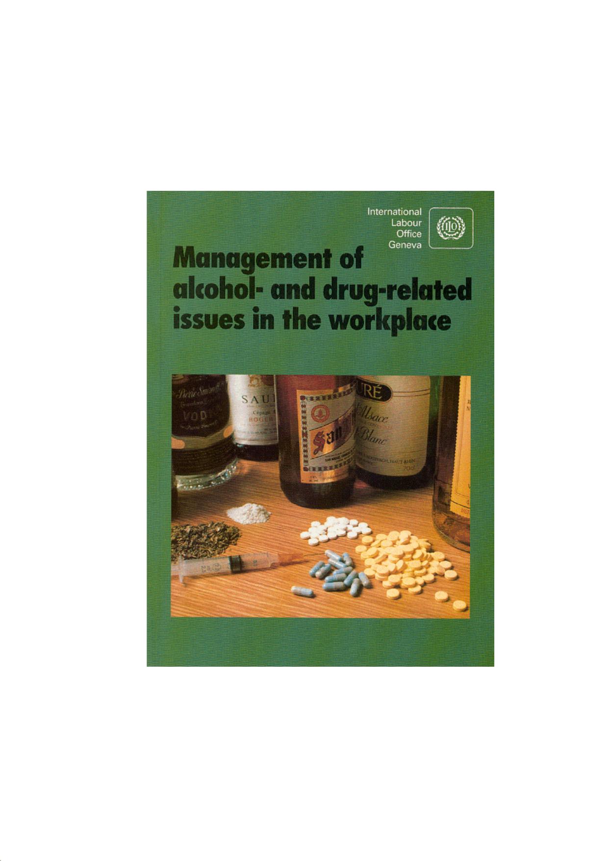 Management of alcohol- and drug-related issues in the workplace by Ergie Beres