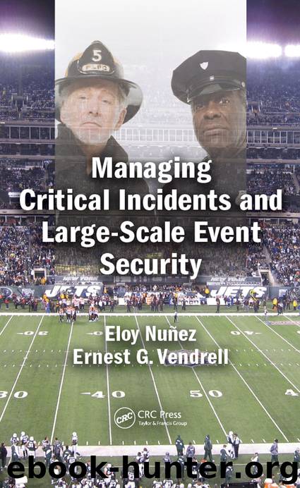Managing Critical Incidents and Large-Scale Event Security by Eloy Nuñez and Ernest G. Vendrell