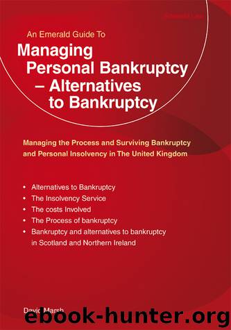 Managing Personal Bankruptcy - Alternatives to Bankruptcy by David Marsh