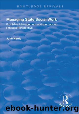 Managing State Social Work by John Harris