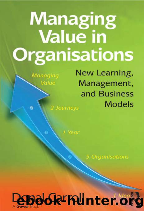 Managing Value in Organisations by Carroll Donal;