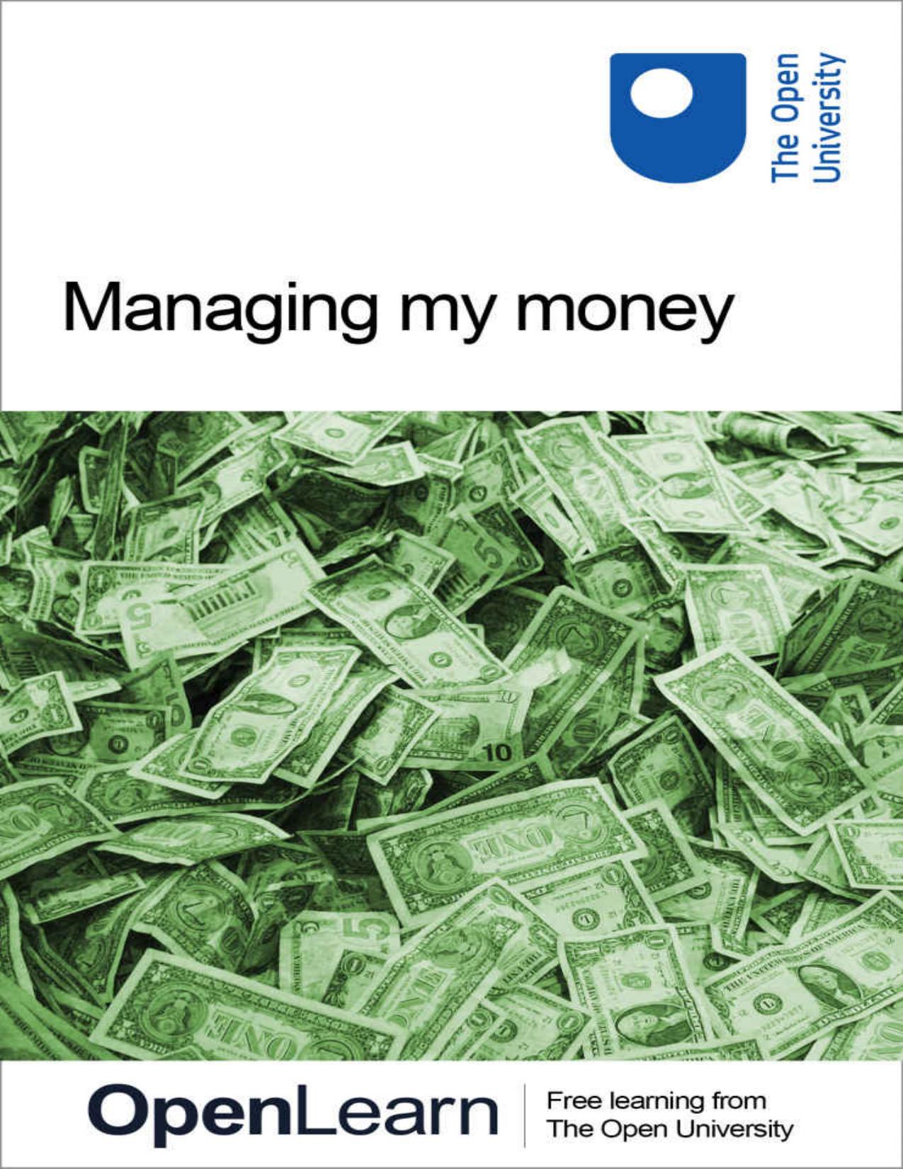 Managing my money by The Open University