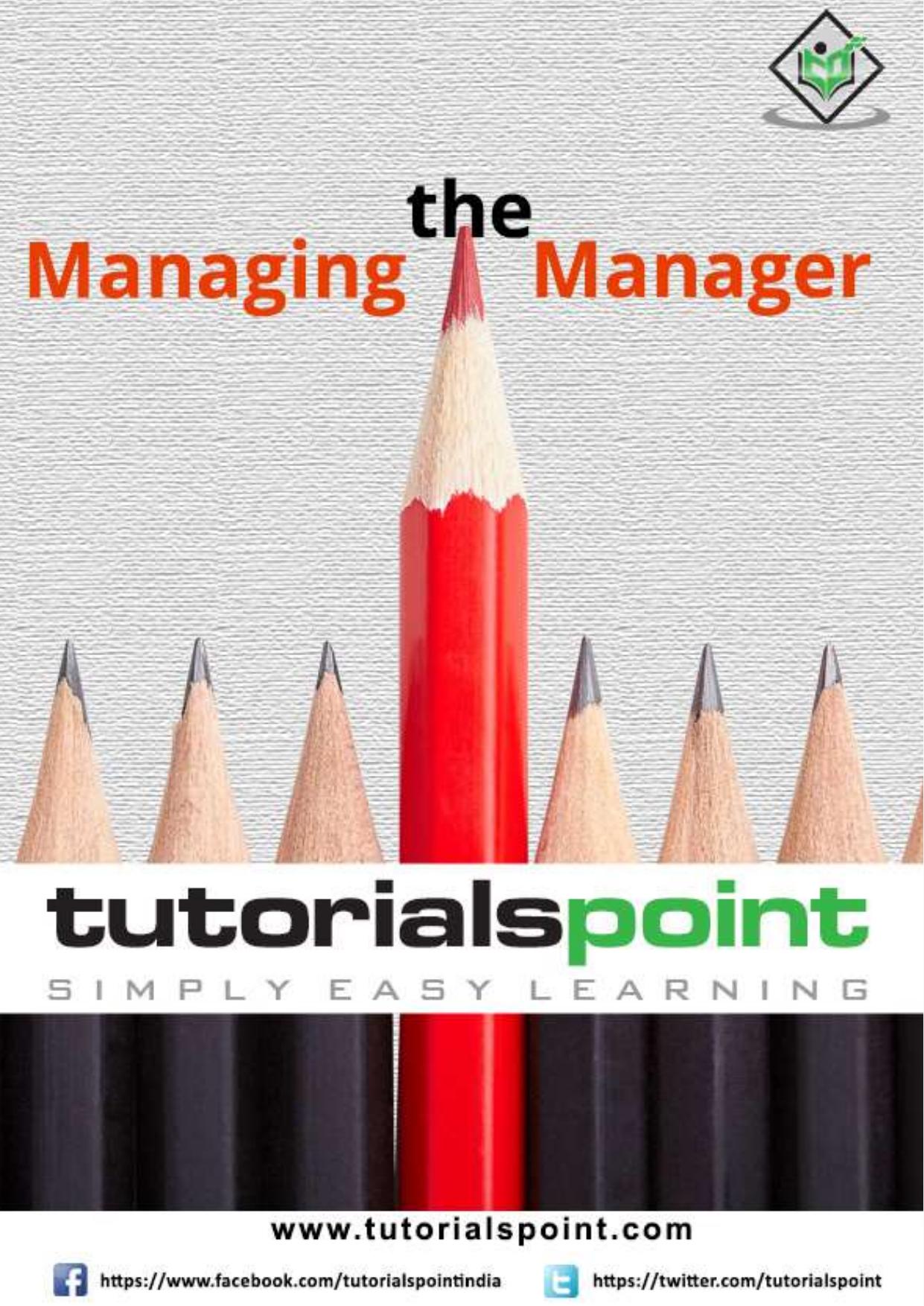Managing the Manager by kiranpanigrahi
