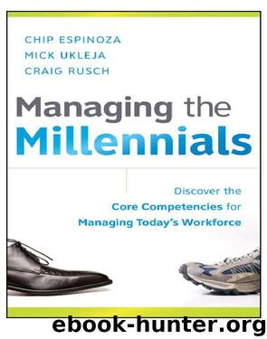 Managing the Millennials by Chip Espinoza & Ukleja Mick & Rusch Craig