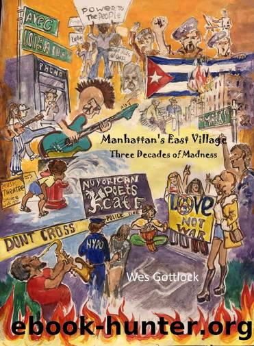 Manhattan's East Village : Three Decades of Madness by Wes Gottlock