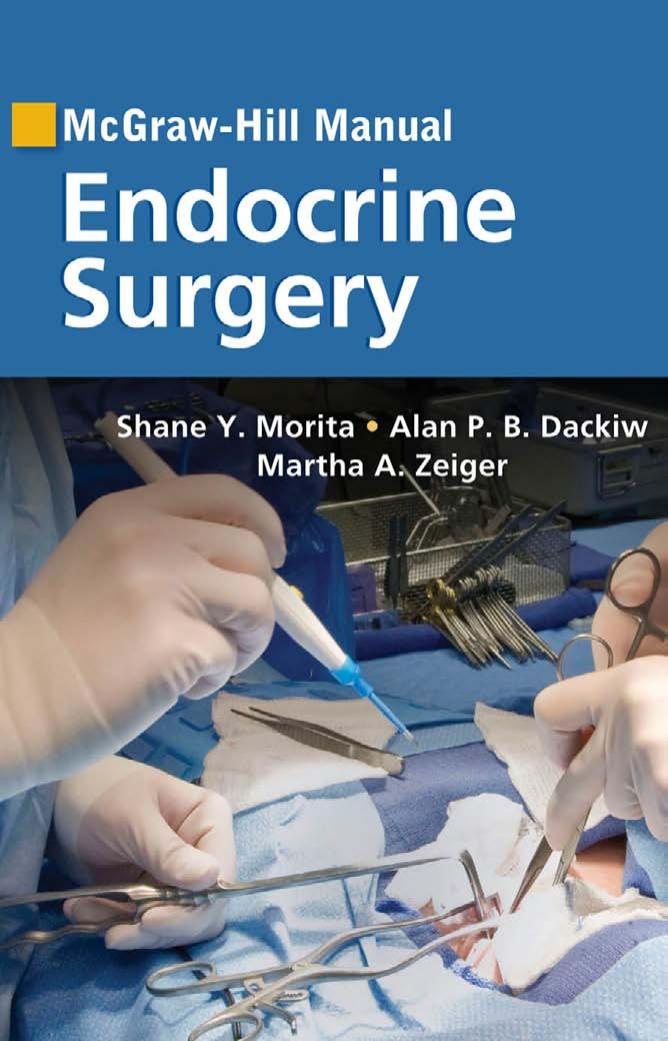 Manual Endocrine Surgery by Unknow