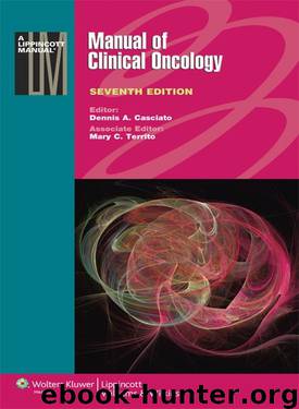 Manual of Clinical Oncology by Casciato Dennis A. & Territo Mary C