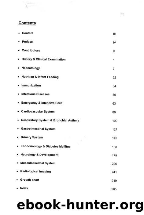 Manual of Clinical Paediatrics by Unknown